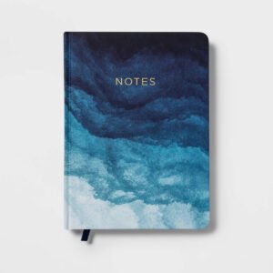 Blue Watercolor Hardcover Journal