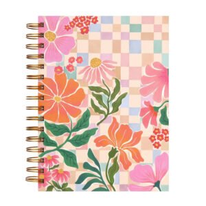 Floral Spiral Hardcover Journal