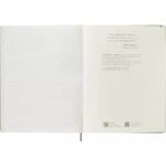 Moleskine Smart Ruled Notebook XL Hard Cover Black: Digital Journal, Lined Paper, Elastic Closure, Pocket, Ribbon Marker - Image 5